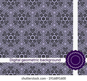 seamless geometric patterns. Beautiful vintage textures.Vector backgrounds for your design