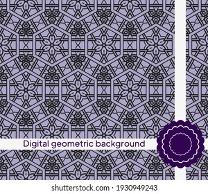 seamless geometric patterns. Beautiful vintage textures.Vector backgrounds for your design