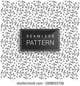 Seamless geometric patterns. Black and white line backgrounds collection. Endless repeating linear texture for wallpaper, packaging, banners, invitations, business cards, fabric print 