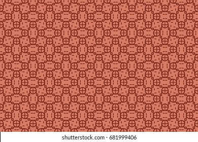 seamless geometric patterns, brown color. Texture for holiday cards, valentines day, wedding invitations, design wallpaper, pattern fills, web page, banner, flyer. 