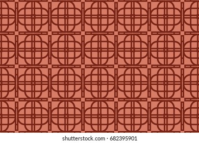 seamless geometric patterns. brown color. Texture for holiday cards, Valentines day, wedding invitations, design wallpaper, pattern fills, web page, banner, flyer. Vector illustration.