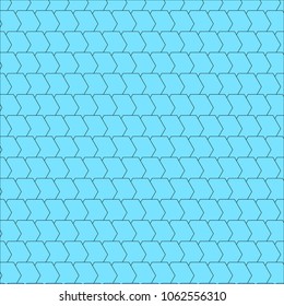 Seamless geometric patterns. Designs set with shaped elements. Vector illustration.