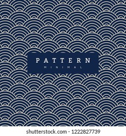 Seamless Geometric patterns Gold On Blue_6