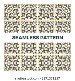 Seamless geometric patterns illustration design