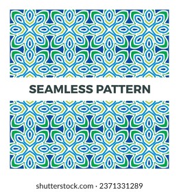 Seamless geometric patterns illustration design