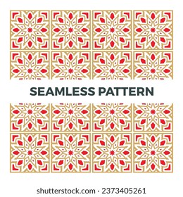 Seamless geometric patterns illustration design