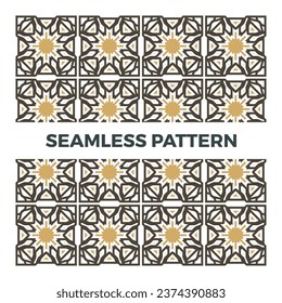 Seamless geometric patterns illustration design
