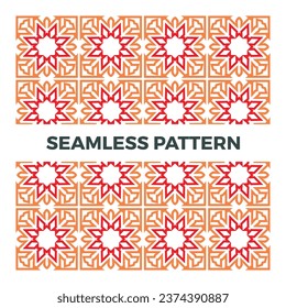 Seamless geometric patterns illustration design