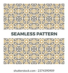 Seamless geometric patterns illustration design