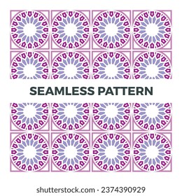 Seamless geometric patterns illustration design