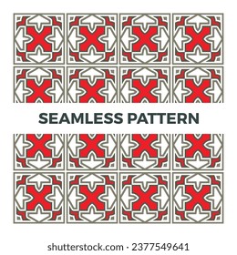 Seamless geometric patterns illustration design