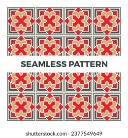 Seamless geometric patterns illustration design
