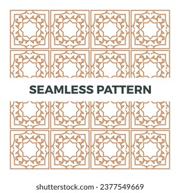 Seamless geometric patterns illustration design