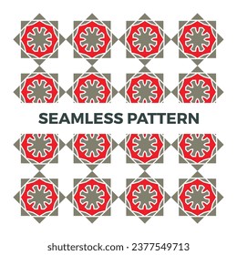 Seamless geometric patterns illustration design