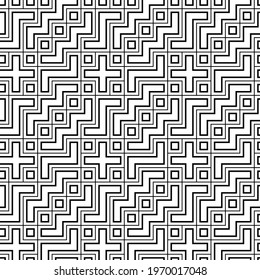 Seamless Geometric Patterns. Islamic Art Design, Mosque Pattern Vector