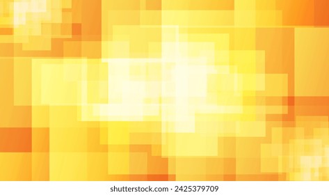 Seamless Geometric Patterns. Orange gradient abstract design. Polygonal abstract background with squares. Modern low poly geometric square shape. Ideas for banners, web and brochures.