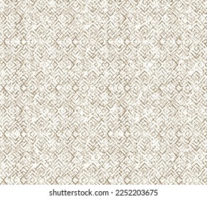 Seamless Geometric Patterns In Pastel Colors. Endless grunge slub Texture on brown background. Can Be Used For Paper Or Scrapbooking. 