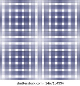 Seamless geometric patterns for plaid fabric, formal shirts, casual with elegant blue stripe motifs square