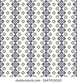 Seamless geometric patterns: a vintage vector illustration set for decorative textile and paper designs
