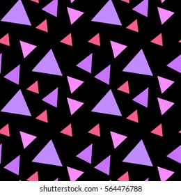 Seamless geometric pattern.Triangle