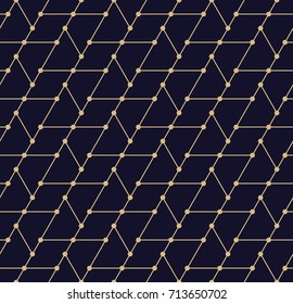 seamless geometric pentagon grid pattern