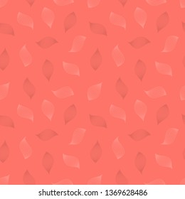 Seamless geometric pink banner. Vector illustration. Trendy pink color background