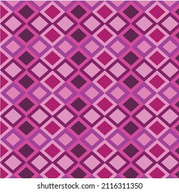 seamless geometric pink color modern abstract shape pattern background, square element cover and banner style