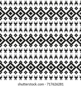 seamless geometric pixel pattern
