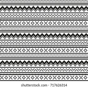 seamless geometric pixel pattern
