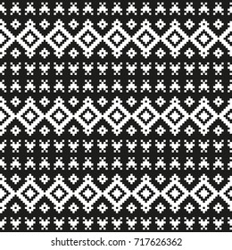 seamless geometric pixel pattern