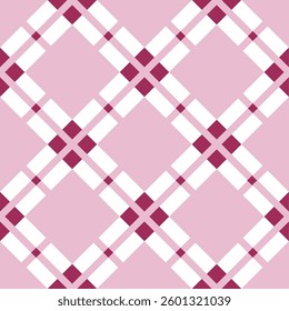 Seamless geometric plaid pattern. Vector Illustration.