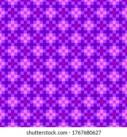 seamless geometric purple abstract pattern with  squares
