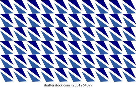 seamless geometric purple blue pattern with triangles block repeat arrow in blue replete image design for fabric printing, patter