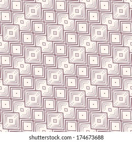 seamless geometric purple diagonal pattern with rhombus. vector illustration 