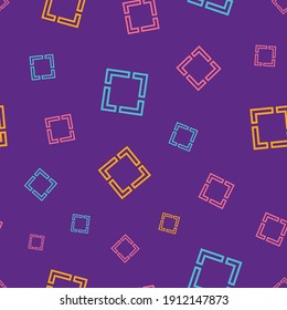 Seamless geometric rectangle shape pattern.  Vector design for paper, cover, wallpaper, 
fabric, textile, interior decor and other project.