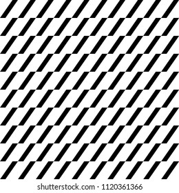 seamless geometric rectangle stripe black and white monochrome pattern, vector illustration.