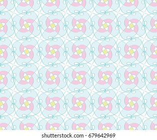 Seamless Geometric Repeating Illustration Vector