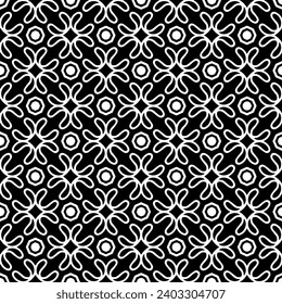 Seamless geometric repeating islamic patterns.
Black and white pattern texture. Mosaic ornaments.One color wallpaper.
