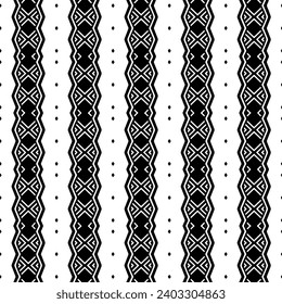 Seamless geometric repeating islamic patterns.
Black and white pattern texture. Mosaic ornaments.One color wallpaper.
