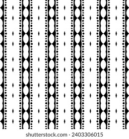 Seamless geometric repeating islamic patterns.
Black and white pattern texture. Mosaic ornaments.One color wallpaper.