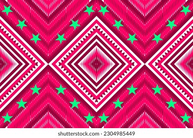 Seamless geometric repeating pattern background texture Abstract designs for textiles, printing, carpets, wallpaper, embroidery