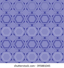 seamless geometric retro background with hexagon