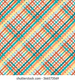 Seamless geometric retro pattern. Useful scottish template for trendy design 