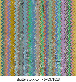 Seamless geometric retro pattern, vector vintage texture.