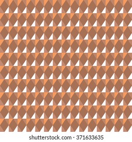 Seamless geometric rhombic pattern. Convex shine texture with glitters, sparkles on rhombs. Gold, beige colored background. Vector
