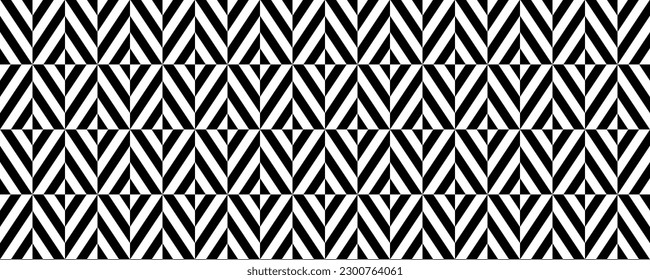 Seamless geometric rhombus pattern. Black white ethnic diamond background. Decorative stripes ornament background. Modern textile fabric design template swatch. Contemporary vector print wallpaper
