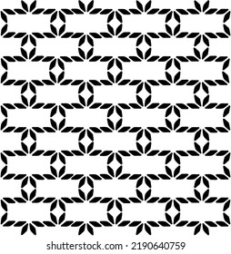 A seamless geometric rhombus pattern. Hand-drawn elements. Vector image.