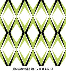 Seamless geometric rhombus pattern. Vector Illustration.