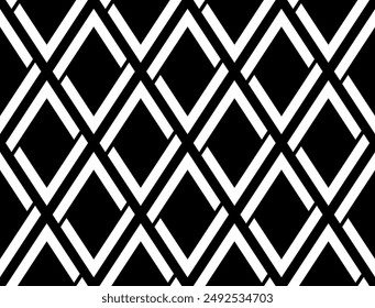 Seamless geometric rhombus pattern. Vector Illustration.