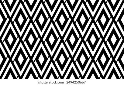 Seamless geometric rhombus pattern. Vector Illustration.